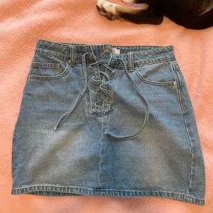 Denim skirt